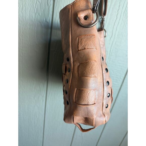 BedStu Orchid Bag, Woven Leather Crossbody / Shoulder Bag – Distressed Bronze - Picture 6 of 9